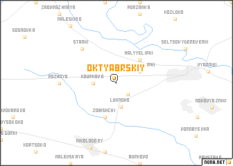 map of Oktyabr\