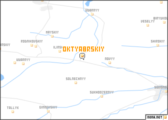 map of Oktyabr\