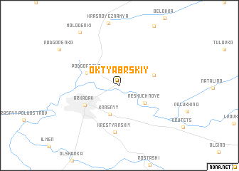 map of Oktyabr\