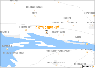 map of Oktyabr\