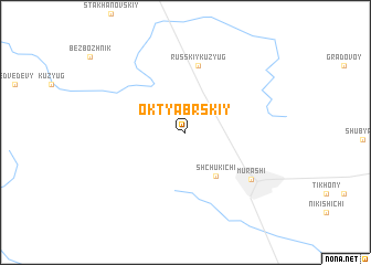 map of Oktyabr\