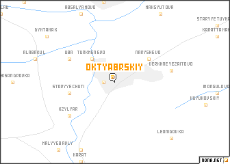 map of Oktyabr\