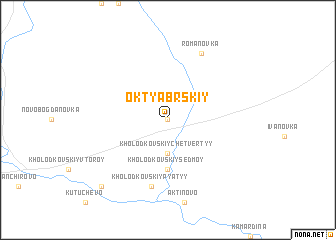 map of Oktyabr\