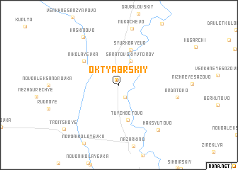 map of Oktyabr\