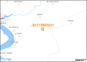 map of Oktyabr\