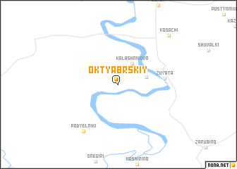 map of Oktyabr\