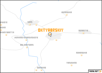 map of Oktyabr\