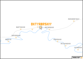 map of Oktyabr\