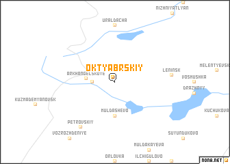 map of Oktyabr\