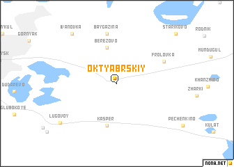 map of Oktyabr\