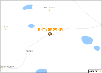 map of Oktyabr\