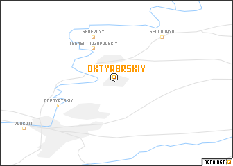 map of Oktyabr\