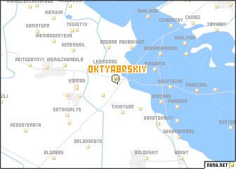 map of Oktyabr\