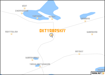 map of Oktyabr\