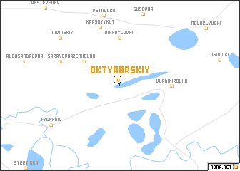 map of Oktyabr\