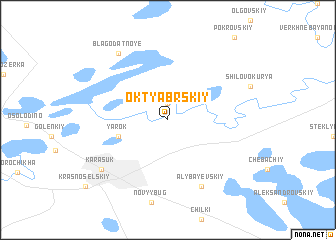 map of Oktyabr\