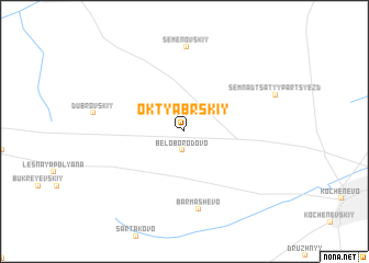 map of Oktyabr\