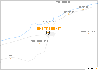 map of Oktyabr\