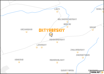 map of Oktyabr\