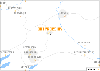 map of Oktyabr\