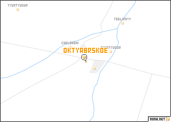 map of Oktyabr\