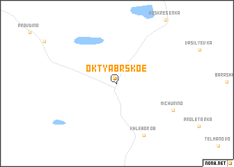 map of Oktyabrʼskoe