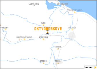 map of Oktyabr\