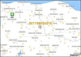 map of Oktyabr\