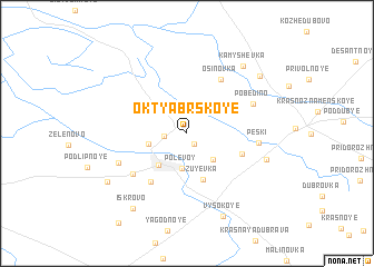 map of Oktyabrʼskoye