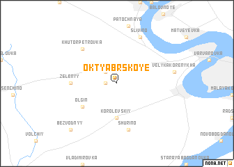 map of Oktyabrʼskoye