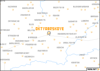 map of Oktyabr\