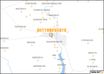 map of Oktyabr\