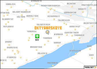 map of Oktyabr\