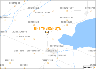 map of Oktyabrʼskoye