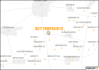 map of Oktyabrʼskoye