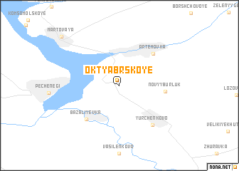 map of Oktyabrʼskoye