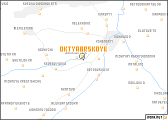 map of Oktyabr\