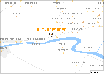 map of Oktyabr\