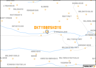 map of Oktyabr\