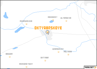 map of Oktyabr\