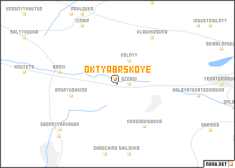 map of Oktyabr\