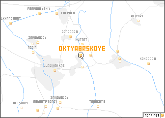 map of Oktyabr\