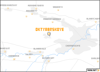 map of Oktyabr\