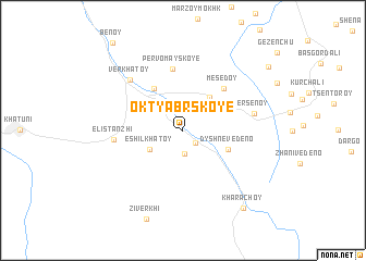 map of Oktyabr\