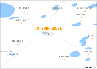 map of Oktyabr\