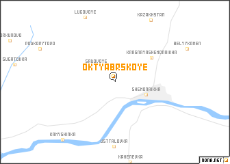 map of Oktyabrʼskoye