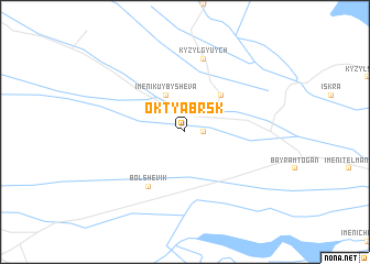 map of Oktyabrʼsk