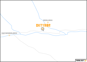 map of Oktyabr\