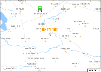 map of Oktyabrʼ