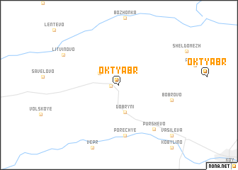 map of Oktyabr\